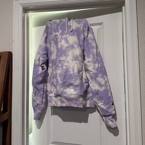 Champion Purple Tie Dye Hoodie
